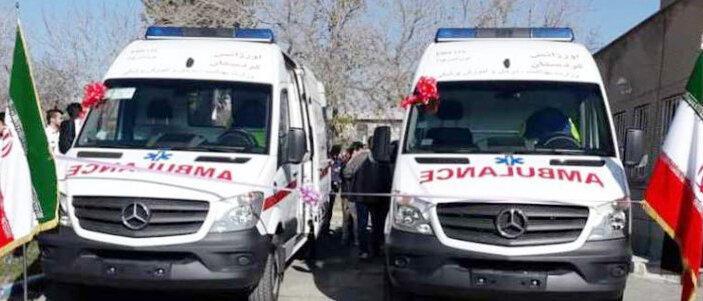 ترخیص 120 دستگاه آمبولانس پیشرفته از بندر شهید باهنر