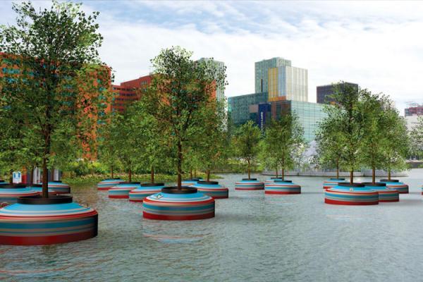 تور هلند: جنگلی شناور در رتردام هلند راه اندازی می گردد